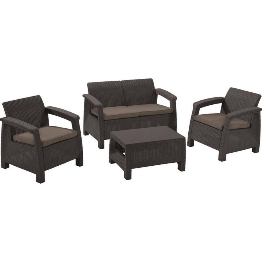 Corfu Set m�anyag kerti b�tor garnit�ra barna - meleg taupe